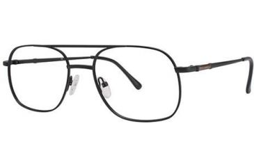 Image of LAmy C By L'Amy 607 Progressive Prescription Eyeglasses - Frame Semi Matte Black, Size 55/19mm CYCBL60703
