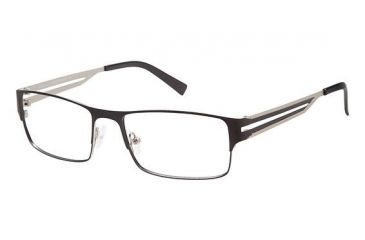 Image of LAmy PHILIPPE Eyeglass Frames - Frame Matte Black / Matte Silver, Size 55/17mm LYPHILIPPE01