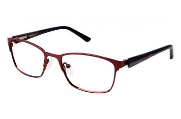 Image of LAmy Veronique Eyeglass Frames - Frame MATTE BURGUNDY, Size 50/17mm LYVERONIQUE01