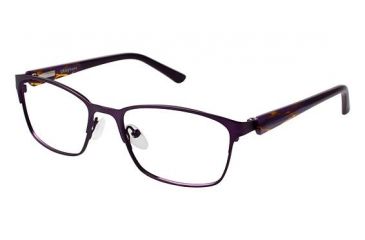 Image of LAmy Veronique Eyeglass Frames - Frame MATTE EGGPLANT, Size 50/17mm LYVERONIQUE02