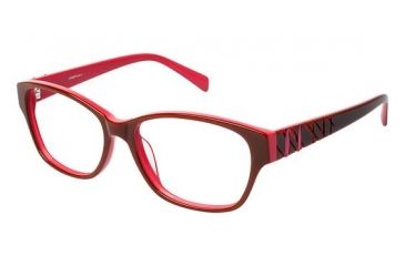 Image of LAmy Zoe Bifocal Prescription Eyeglasses - Frame Burgundy/Rose, Size 53/15mm LYZOE03