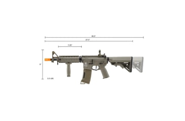 Image of Lancer Tactical Gen 3 MK18 MOD 0 Field M4 Airsoft AEG Rifle, Tan, LT-02T-G3
