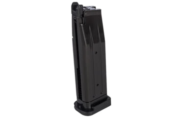 Image of Lancer Tactical Knightshade Hi-Capa Gas Blowback Airsoft Pistol, Black/Green, LTX-6BZ