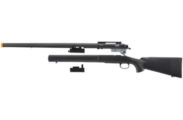 Image of Lancer Tactical M24 High FPS Bolt Action Airsoft Sniper Rifle, Black, LT-28BH