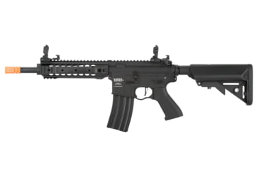 Image of Lancer Tactical ProLine Series CQB M4 AEG Rifle, Black, LT-24B-G2-ME
