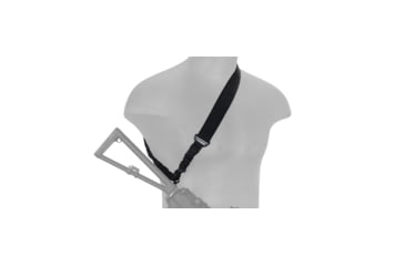 Image of Lancer Tactical Single Point Sling, Black, CA-328B
