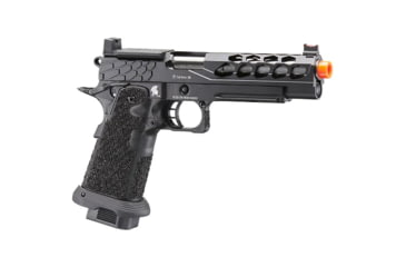 Image of Lancer Tactical Stryk Hi-Capa 5.1 Gas Blowback Airsoft Pistol w/ Red Dot Mount, Black, LTX-7B-M