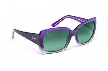Image of Maui Jim Lani Sunglasses w/ Amethyst Fade Frame and Neutral Grey Lenses - GS239-28, Quarter View