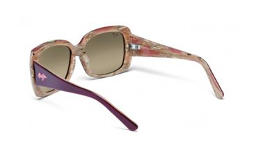 Image of Maui Jim Lani Sunglasses w/ Ruby w/ Sandstone Frame and HCL Bronze Lenses - HS239-04B, Back View