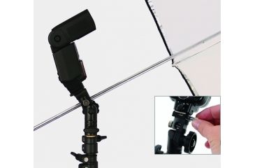 Image of Lastolite 32in Umbrella w/026 Tilt Head Bracket and 1051BAC Stand LL LU2473