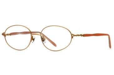 Image of Laura Ashley Antonia SELA ANTO00 Progressive Prescription Eyeglasses - Champagne Gold SELA ANTO005135 GO