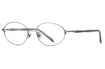 Image of Laura Ashley Antonia SELA ANTO00 Progressive Prescription Eyeglasses - Silver Orchid SELA ANTO005135 SV