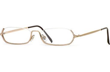 Image of Laura Ashley Christal SELA CHRI00 Single Vision Prescription Eyewear - Gold SELA CHRI005245 GO