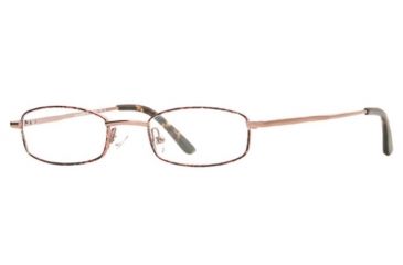 Image of Laura Ashley Cutie Pie SELG CUTI00 Single Vision Prescription Eyeglasses - Root Beer SELG CUTI004420 BN