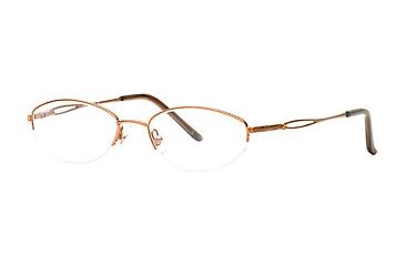Image of Laura Ashley Hilda SELA HILD00 Eyeglass Frames - Amber SELA HILD005235 BN