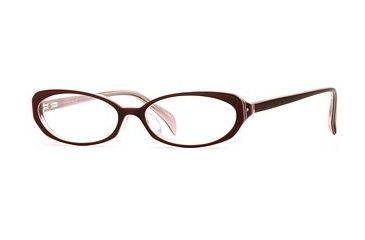 Image of Laura Ashley Lana SELA LANA00 Single Vision Prescription Eyewear - Burgundy SELA LANA005335 RD