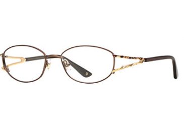 Image of Laura Ashley Laurel SELA LAUR00 Eyeglass Frames - Honey SELA LAUR005335 BN
