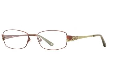 Image of Laura Ashley Lou Lou SELA LOUL00 Single Vision Prescription Eyeglasses - Brown Sage SELA LOUL005235 BN