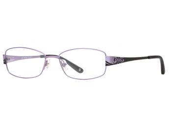 Image of Laura Ashley Lou Lou SELA LOUL00 Single Vision Prescription Eyeglasses - Eggplant SELA LOUL005235 PU