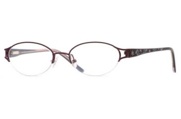Image of Laura Ashley Matilda SELA MATA00 Progressive Prescription Eyeglasses - Mulberry SELA MATA004930 BUR