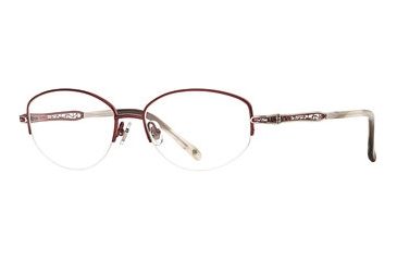 Image of Laura Ashley Shelby SELA SHEL00 Progressive Prescription Eyeglasses - Garnet SELA SHEL005335 RD
