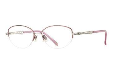 Image of Laura Ashley Shelby SELA SHEL00 Progressive Prescription Eyeglasses - Rose Water SELA SHEL005335 PK