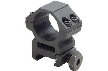Image of Leapers Accu Shot Weaver Style 1'' Medium Profile See-Thru Ring, Fits Scopes up to 45mm Obj., 4 Top Screws RGWM-25M4