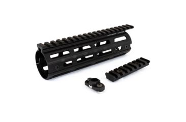 Image of Leapers AR15 Super Slim M-LOK Drop-in Carbine Length Rail, Black, MTU001SSM