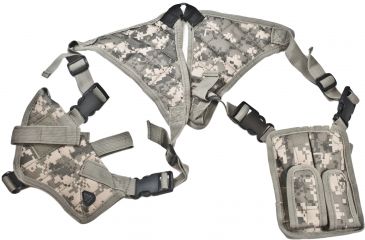 Image of Leapers Deluxe Universal Horizontal Shoulder Holster, Army Digital Camo PVC-H170R