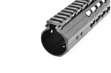 Image of USED Leapers Keymod Compat. M and P10 17 in Super Slim Free Float Rail Handguard, Black MTU038SSKC, EDEMO3, Used, Condition Like New, Inspect and Rebox