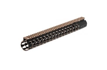 Image of Leapers M-LOK AR15 15 SS Rail, Black/Bronze MTU019SSMZ2