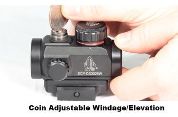 Image of Leapers UTG 2.6in ITA Red/Green Micro Dot Sight with Integral QD Picatinny Mount, SCP-DS3026W