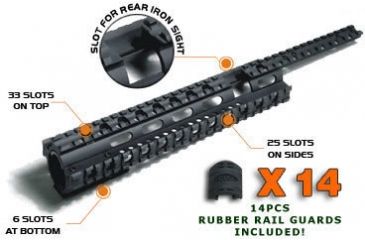 Image of Leapers .22 Commando Tactical Quad Rail System