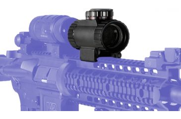 Image of Leapers UTG 4in Compact ITA Red-Green Target Dot Sight w/Integral QD Picatinny Mount SCP-RG40SDQ, EDEMO1