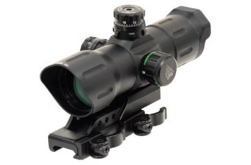 Image of Leapers UTG 6in ITA Red/Green CQB Sight,T-Dot Reticle w/Offset QD Mount, _x000D_ SCP-TDTDQ