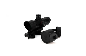 Image of Leapers UTG 6in ITA Red/Green CQB T-dot Sight with Offset QD Mount, Black, SCP-TDTDQ