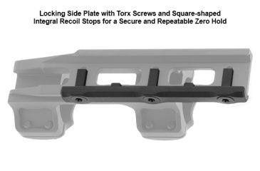 Image of Leapers UTG Accu-Sync 30mm High Profile 34mm Offset Pic. Rings, Red Anodize AIR32234AR