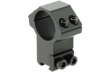 Image of Leapers UTG ACCUSHOT 1in/2PCs High Profile Airgun Rings, Black, RGPM-25H4