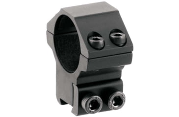 Image of Leapers UTG ACCUSHOT 1in/2PCs Medium Profile Airgun Rings, Black, RGPM-25M4
