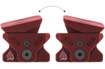 Image of Leapers UTG Angled Index Mount, Keymod, Matte Red, TL-TRK01R