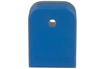 Image of Leapers UTG 0 Base Pad, Aluminum, Matte Blue Color, Anodized Finish, Fits Glock Double Stack Small Frame Magazines