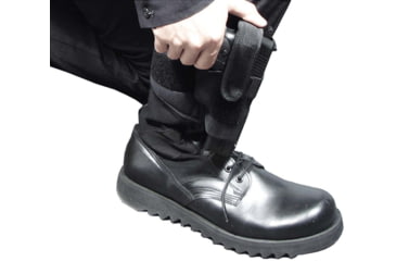 Image of Leapers UTG Concealed Ankle Holster, Black - Fits Most Compact &amp; Subcompact Pistols