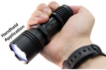 Image of Leapers UTG COP 200 Lumen LED Light, Single Battery, Handheld or QD Mount, _x000D_ LT-EL138