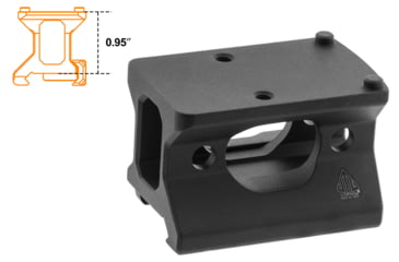 Image of Leapers UTG Picatinny Optic Mount, Red Dot Mount