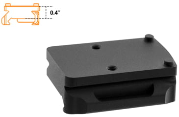 Image of Leapers UTG Picatinny Optic Mount, Red Dot Mount