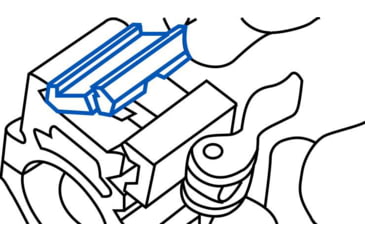 Image of Leapers UTG Low Profile Dovetail to Picatinny Rail Mount Adapter, Black, MNT-DT2PW01