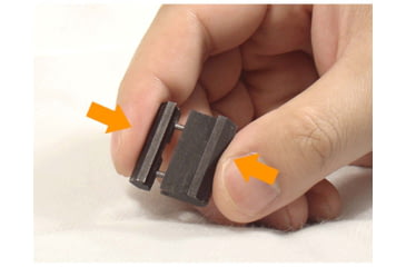Image of Leapers UTG Low Profile Dovetail to Picatinny Rail Mount Adapter, Black, MNT-DT2PW01