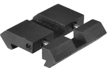 Image of Leapers UTG Low Profile Dovetail to Picatinny Rail Mount Adapter, Black, MNT-DT2PW01
