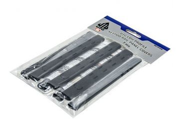 Image of Leapers UTG Low Profile Keymod Rail Panel Covers,5.5in,Black,Pack of 7 RB-HP25B, EDEMO2