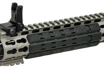 Image of Leapers UTG Low Profile Keymod Rail Panel Covers,5.5in,Black,Pack of 7 RB-HP25B, EDEMO2